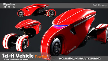 Sci-fi Vehicle Part:2 #blender #scifi #substancepainter #futuristic #vehicle #tutorial