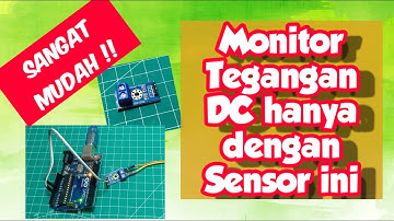 CARA PROGRAM SENSOR TEGANGAN DC || VOLTAGE SENSOR PROGRAM || ARDUINO TUTORIAL