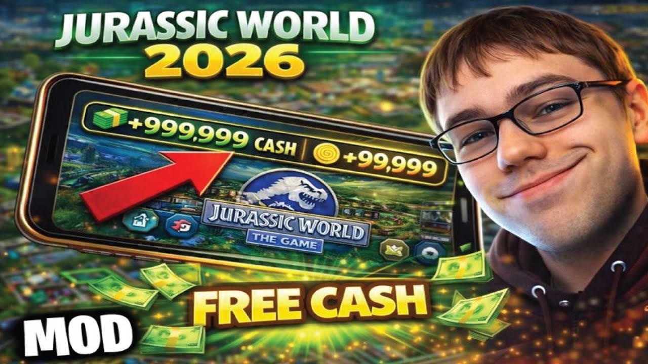 Jurassic World Alive Hack 2026 – Unlimited Cash MOD Menu (iOS & Android)