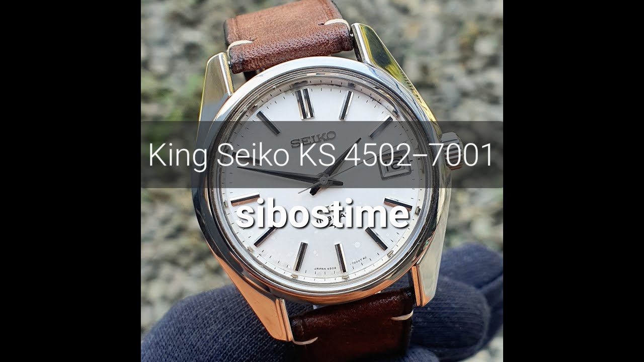 Seiko King Seiko KS 4502-7001 Manual 4502A 45KS Year 1971 Preowned Vintage  - YouTube