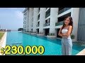 230000 8m thb pattaya beach front condo for sales  thailand house tour