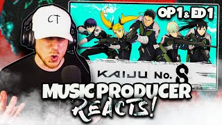 Music Producer Reacts to KAIJU NO. 8 OP 1 &amp; ED 1! 🔥🔥 (Abyss &amp; Nobody)