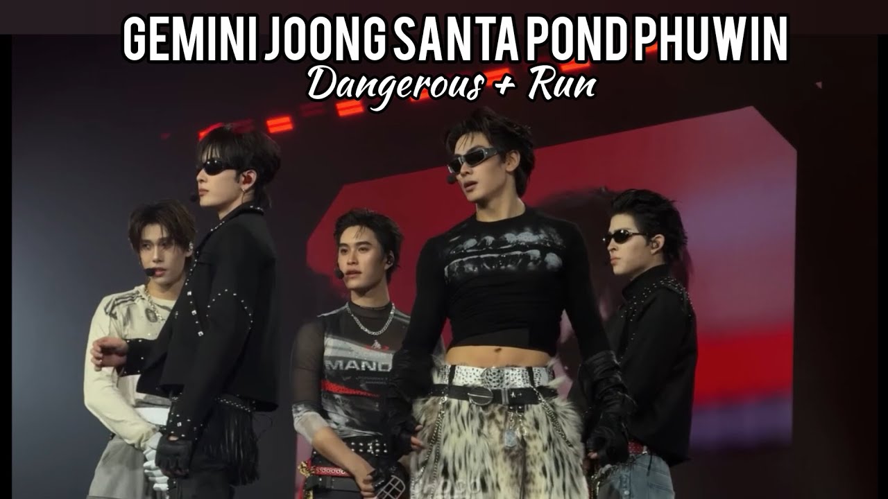 Gemini Joong Santa Pond Phuwin - dangerous + run @loveoutloud