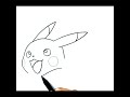 How to draw pikachu shorts