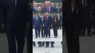 Trump Tampak Murung saat Diajak Xi Jinping Keliling Kuil Surga