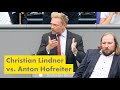 Christian lindner vs  anton hofreiter