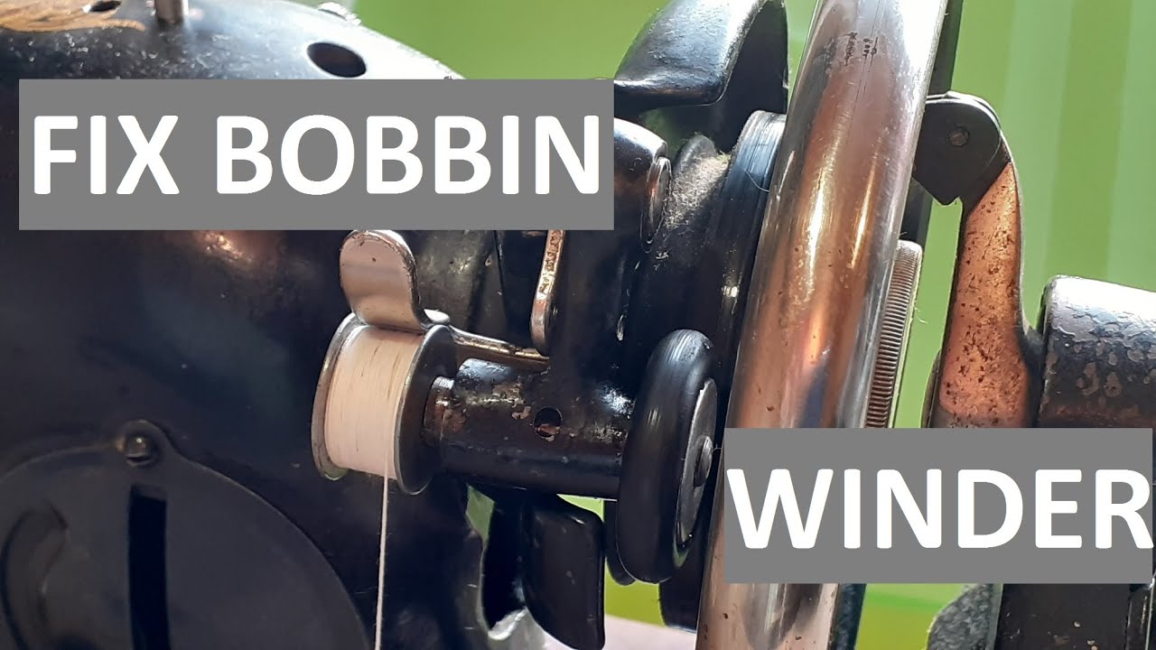 Fix Bobbin Winder on Vintage Sewing Machine 