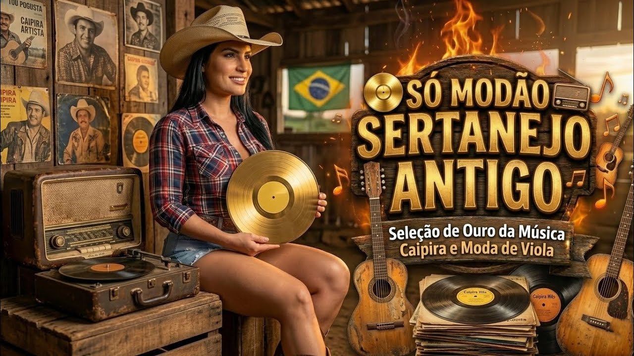 📀📻 SÓ MODÃO SERTANEJO ANTIGO • Seleção de Ouro da Música Caipira e Moda de Viola anos 70, 80 e 90