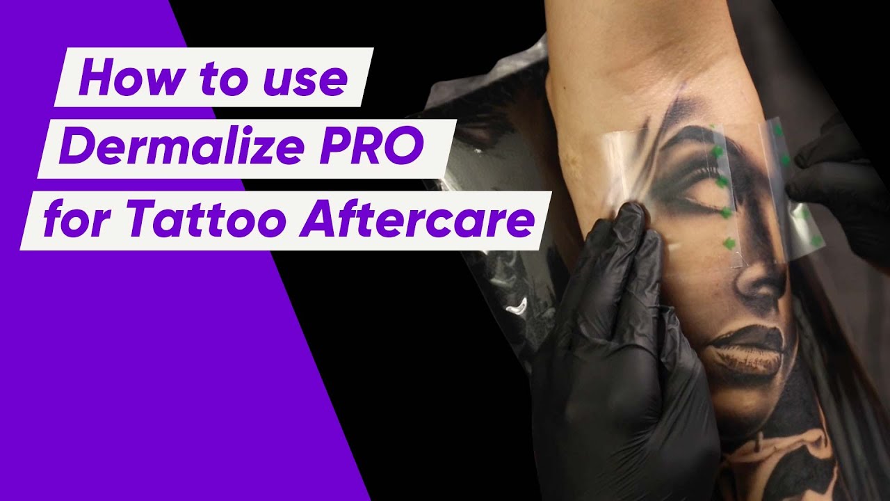 How to use Dermalize PRO for Tattoo Aftercare?