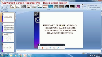 IEEE 2016-2017 EMBEDDED IMPROVED PEDESTRIAN DEAD RECKONING BASED INDOOR POSITIONING