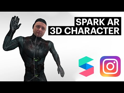 Instagram Filter│How to create a 3D animated character using Mixamo in Spark AR Studio