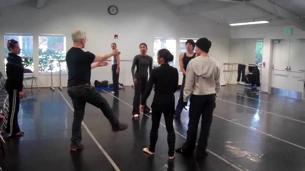 Rehearsing Diablo Ballet's "Tears From Above" world premiere by Val Caniparoli