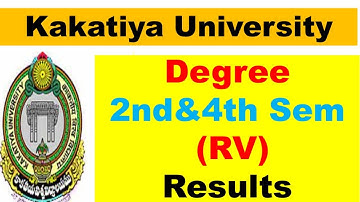 KU 2nd & 4th Sem Revaluation results link....