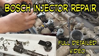 bosch injector cleaning and repairing