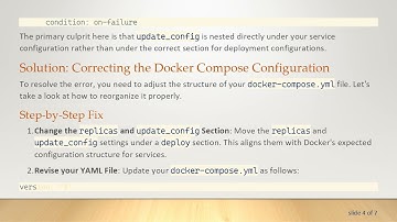 Resolving Unsupported Config Option Errors in Your Docker Compose File