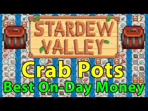 Video: Stardew Valley Crab Pots And Crab Pot Products Vysvětlil