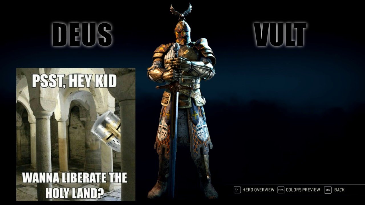 deus vult for honor deus vult for honor