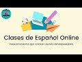 Clases de Español Online