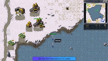 Command and Conquer Remastered: Red Alert Quickmatch 1v1 - rikbsail v.s. mcketh