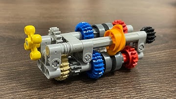 Compact 4 Speed Sequential Gearbox Tutorial | LEGO Technic