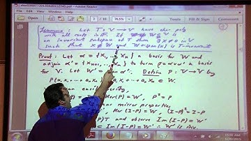Linear Algebra: Lecture 36: invariant subspaces, triangular forms, nilpotentence