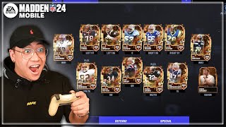 FULL MADDEN MAX OFFENSE IS OP!! MADDEN MOBILE 24 Madden Max Gameplay!!