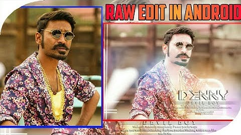 Raw Effect In Android Like Photoshop CC | Raw Effect In Picsart |