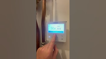 Adjusting the hot water temperature #samsung #heatpumps #gen6 #hotwater #temperature