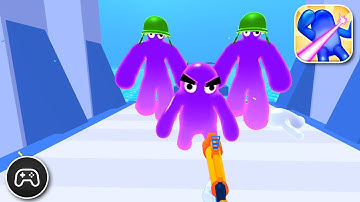 Blob Shooter 3D - Gameplay Walkthrough Part 16 - Survival Game Levels 87-91 (iOS, Android)