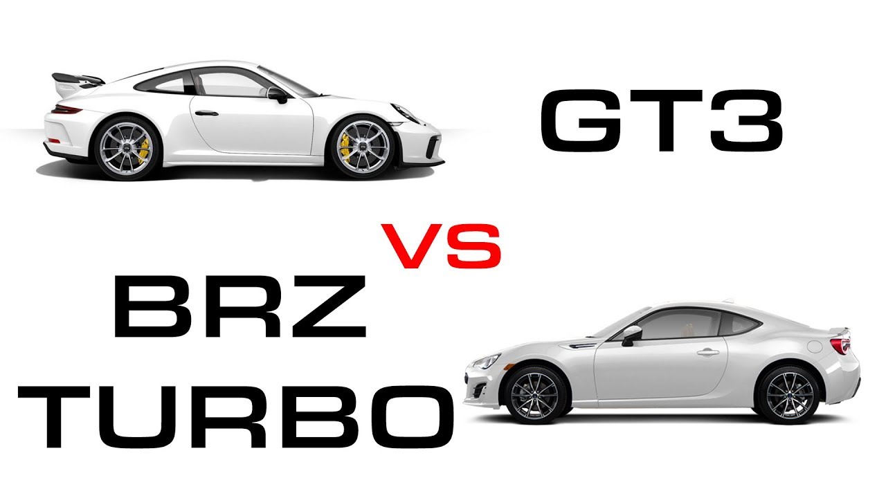 Turbo BRZ vs 991 GT3 remix (in-car view)