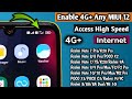 Enable 4G+ Network in Any MIUI 12 Device Enable This Setings to Start 4G+ High Speed internet Xiaomi