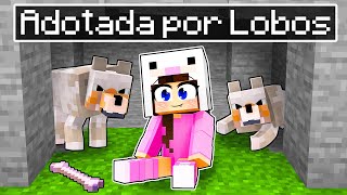 COELHA foi ADOTADA por LOBOS no Minecraft !