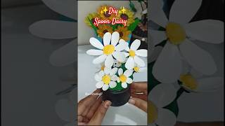 Diy Spoon Flowers 🌸 #diy #craft #shorts #viralshort #spooncraft