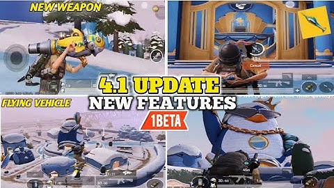 New PUBG 4.1 Update (FROSTY FUNLAND) |Top Features |Rocket Launcher & New Feature |PUBGM