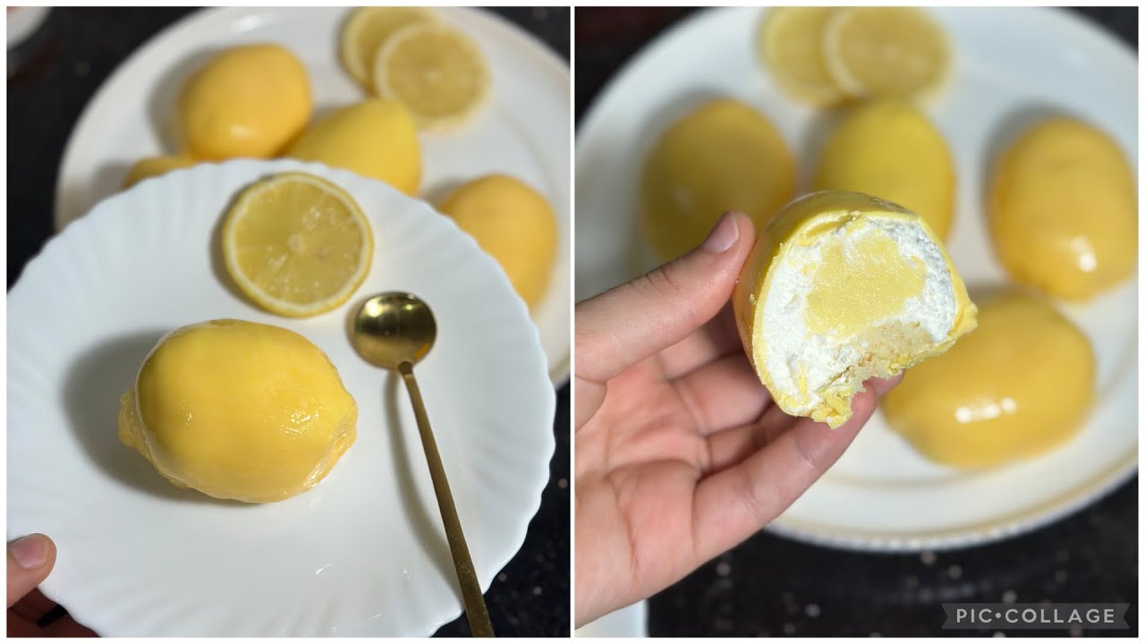 تغومبلاي الليمون  لعشاق القارص🍋🍋‍🟩  بدون مول بمقادير بسيطة خلاص  بنة مش نورمال لازم تجربوهم 😍❤️