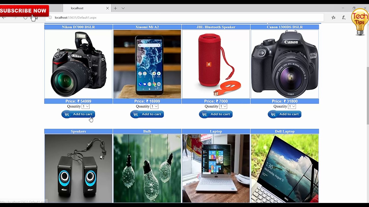 Online Electronic Shopping System using ASP.Net(Final Year Project