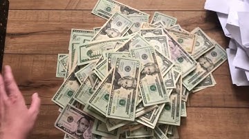 SUPER late but here is unstuffing the 100 envelope challenge