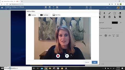 Record and add videos to Wixie