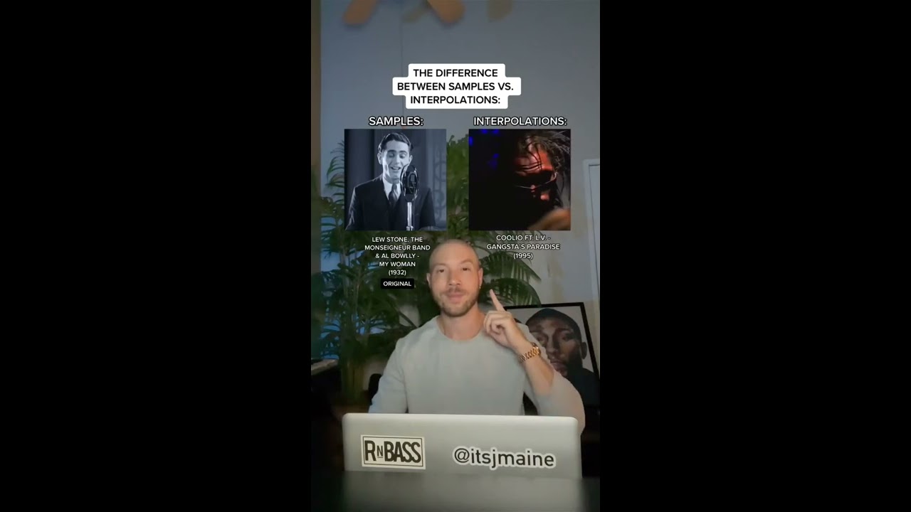 Showing You The Difference Between Samples Interpolations Dua Lipa Gangstas Paradise Shorts
