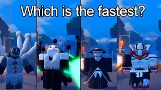Fastest modes ranked from slowest to fastest | Reaper 2 (Roblox)