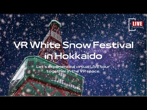 VR White Snow Festival in Hokkaido