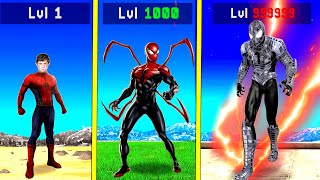 Upgrading 1 Level SPIDERMAN to 1000000 Level in GTA 5