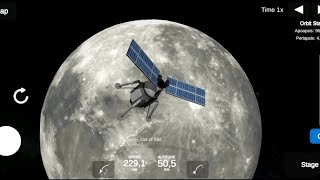 ellipse rocket simulator - moon landing (not easy) screenshot 5