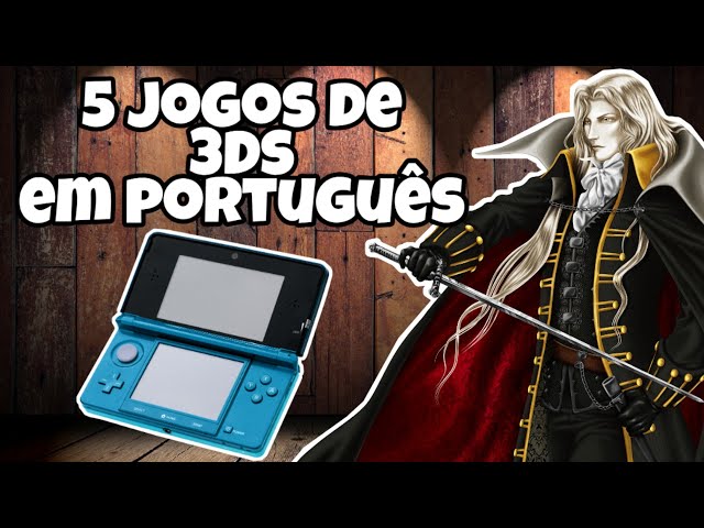 5 JOGOS DE 3DS EM PORTUGUÊS 