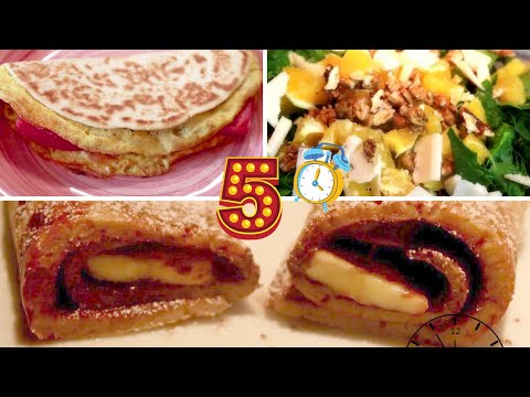 3 easy recipes you make in 5 minutes