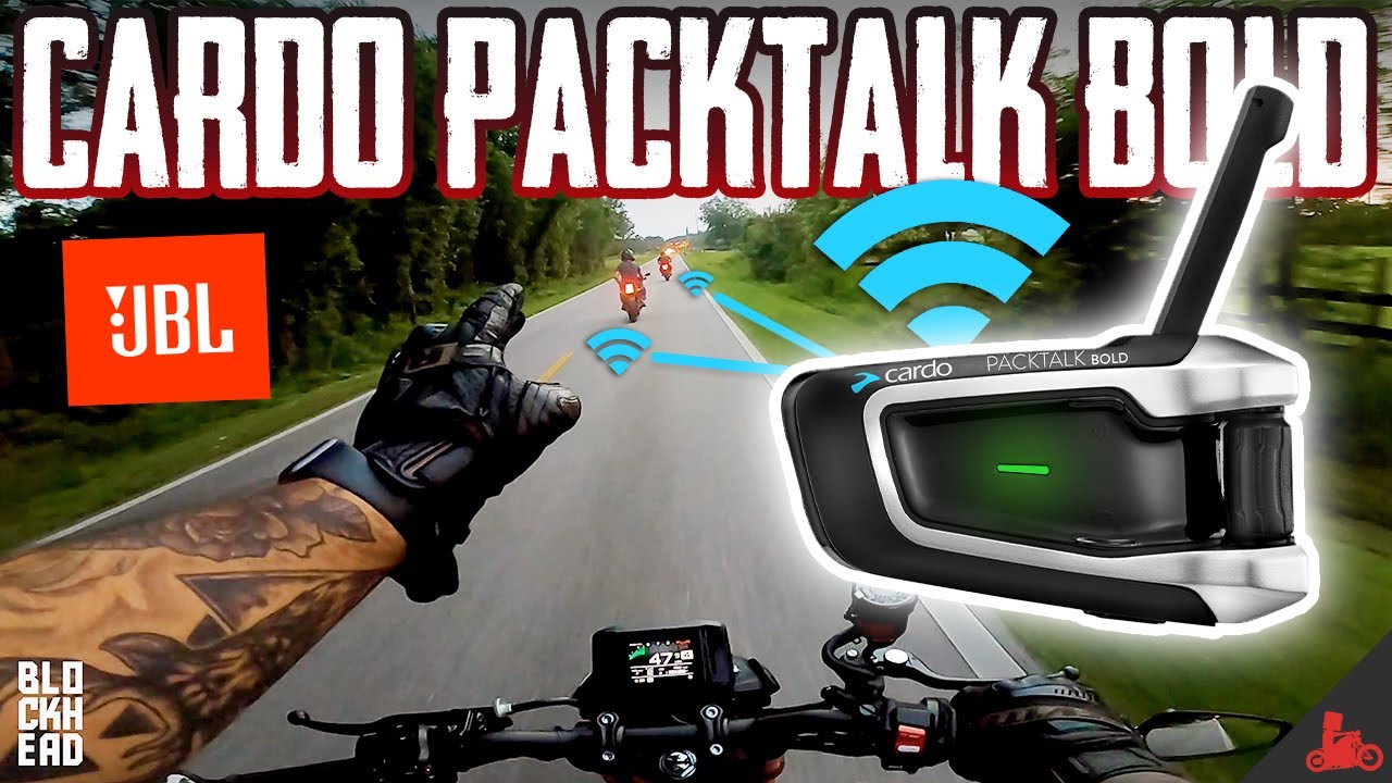 Cardo PackTalk BOLD JBL Headset - Unboxing & First Ride!