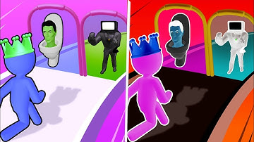 Giant Rush vs Reverse gameplay Ball Colour Run walkthrough , iOS Android New Update (part : 354 )