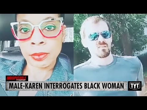 Male-Karen Interrogates Black Woman Outside Her Home