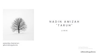 Taruh - Nadin Amizah | Lirik