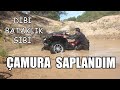 ANTALYA OFFROAD Turunda ATV ÇAMURA SAPLANDI. (Atv üzerinde vinç olmasaydı makine çamura gömülecekti)